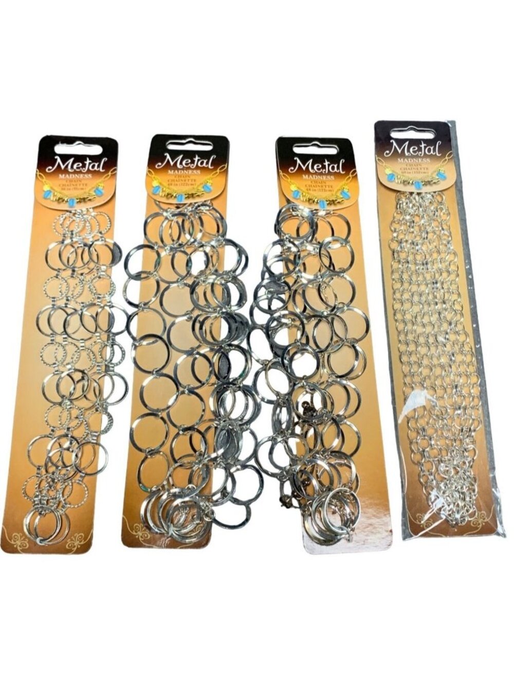 Metal Madness Chain Chainette Assortment  36" 48" 60"  Horizon